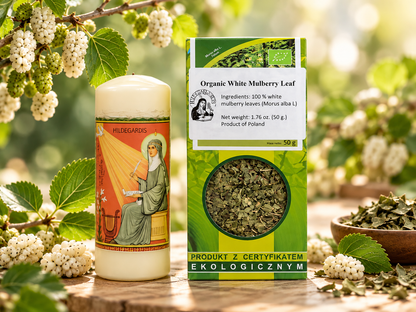 Organic White Mulberry Loose Leaf Tea (Morus alba) – 1.76 oz (50 g)