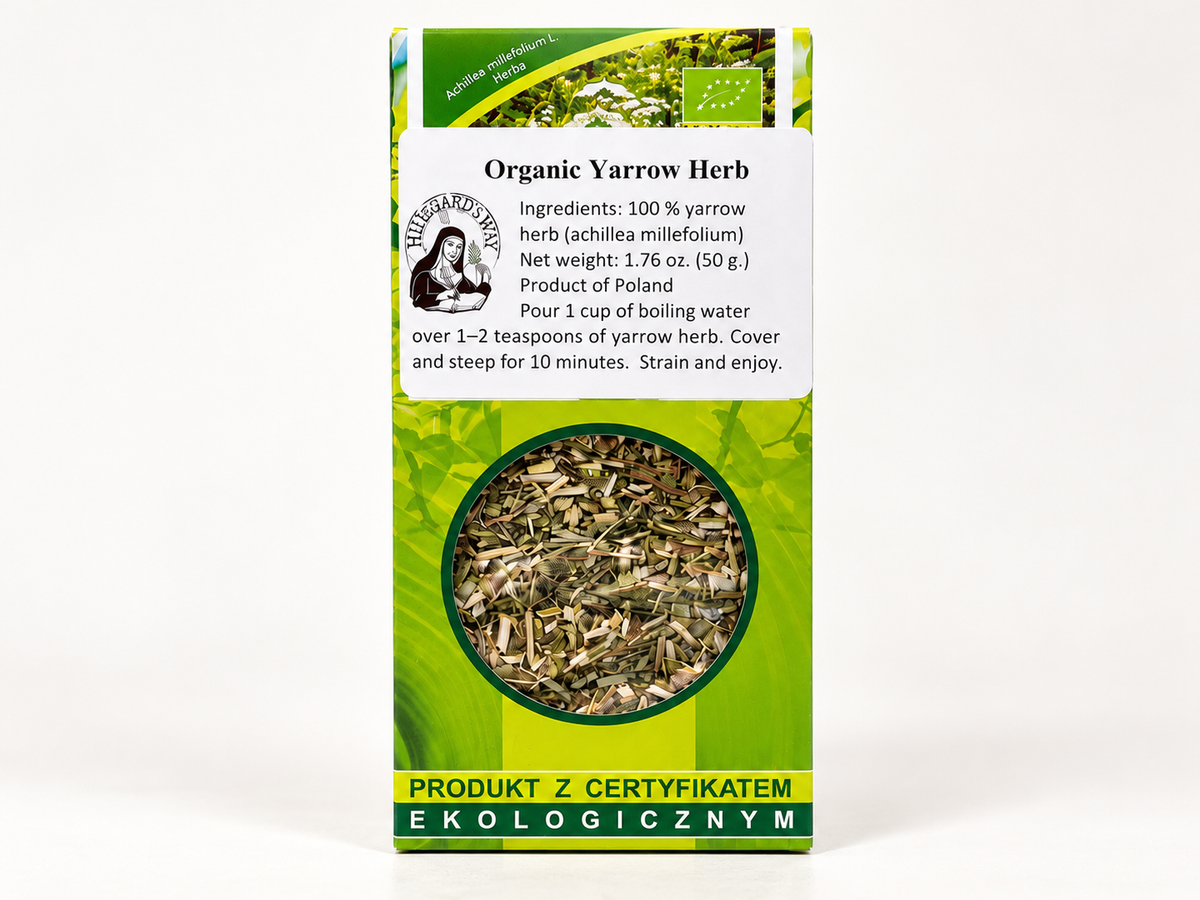 Organic Yarrow Herb (Achillea millefolium) 1.76 oz (50 g)