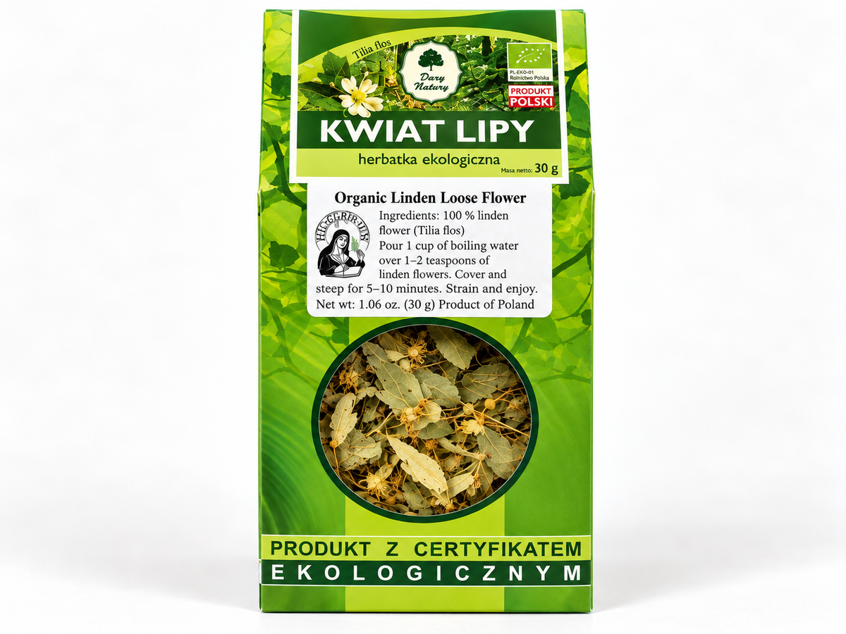 Organic Linden Flower Loose Leaf Tea – 1.06 oz (30 g)