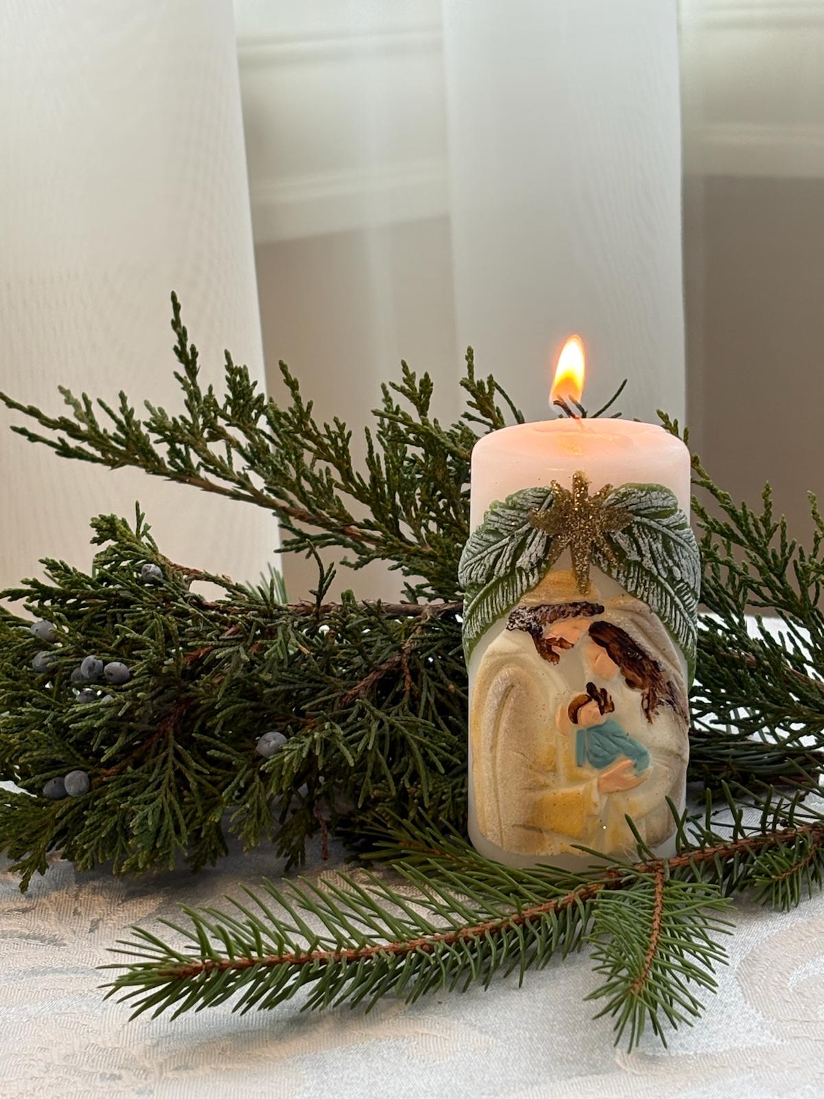 💜Vela de Navidad: Un regalo de luz, esperanza y limosna 💜