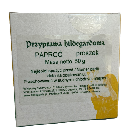 Proszek z korzenia paproci 50 g. (1.76 oz.)