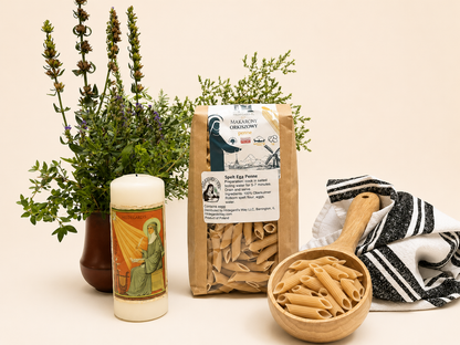 Spelt Pasta, Egg Penne "Hildegarda"  14.11 oz (400 g)