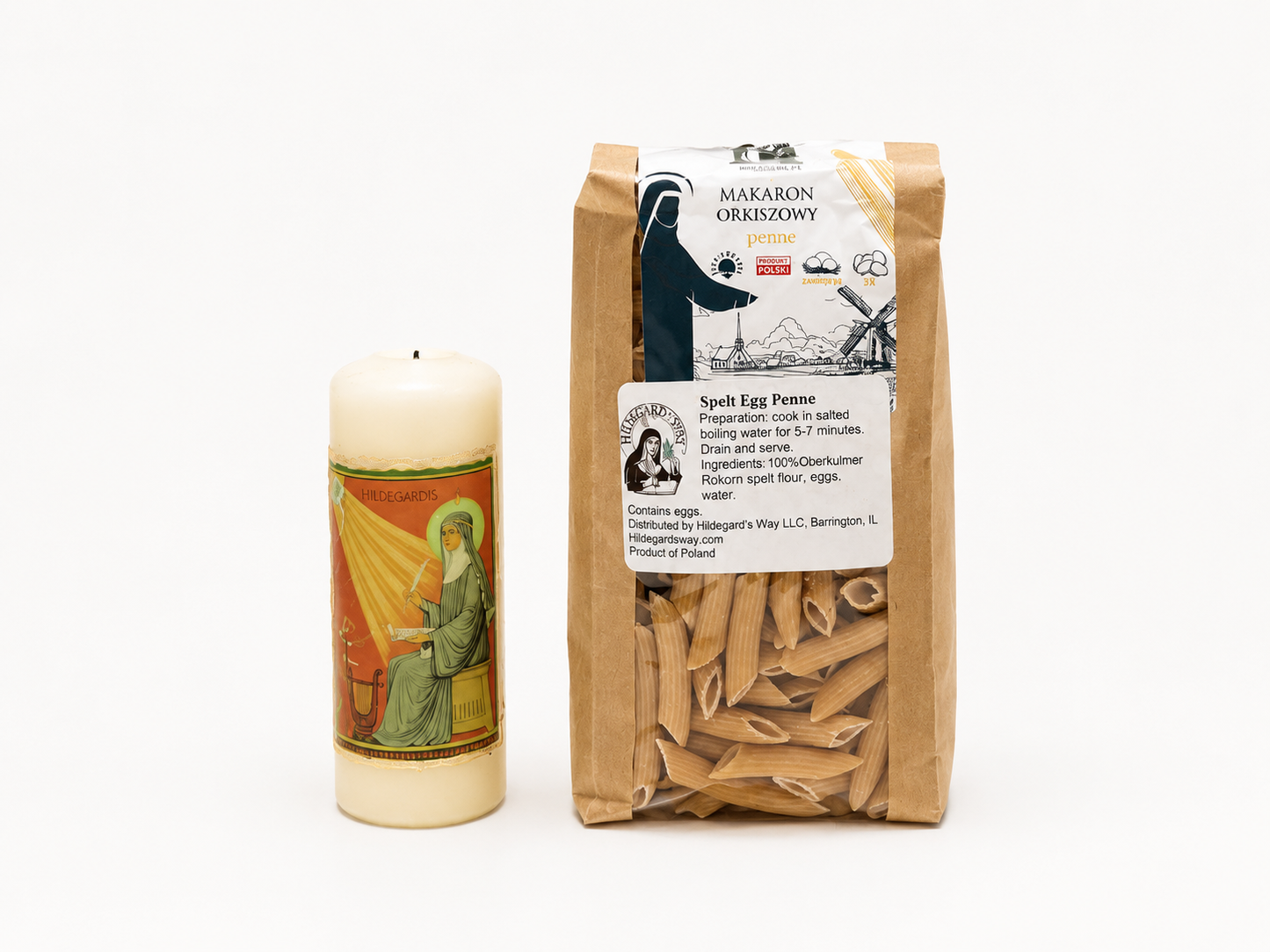 Spelt Pasta, Egg Penne "Hildegarda"  14.11 oz (400 g)