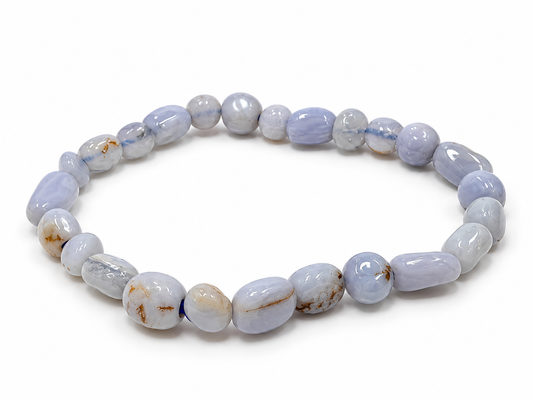 Blue Chalcedony Bracelet | St. Hildegard's Gemstones