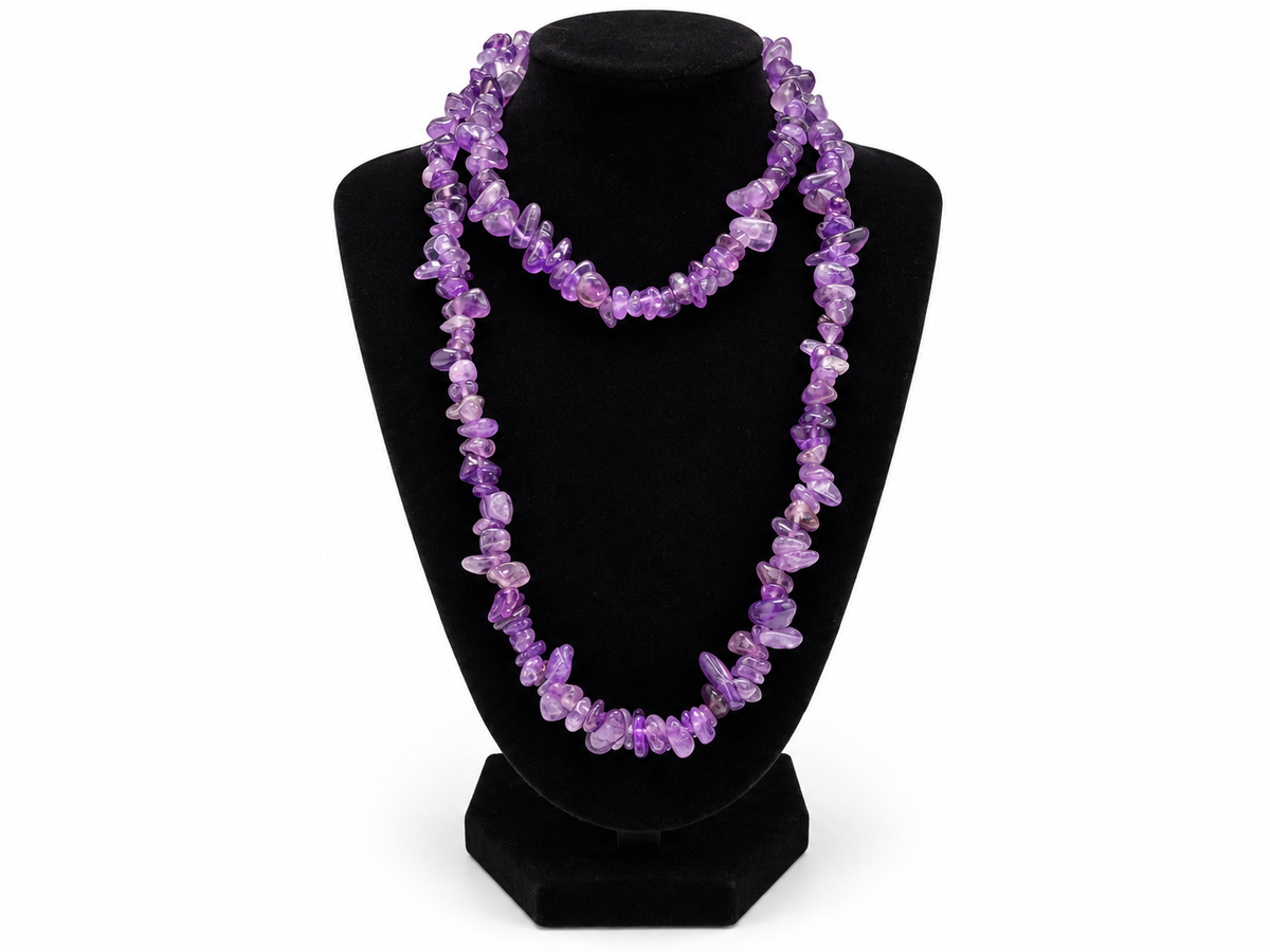 Amethyst Chip Necklace | St. Hildegard’s Gemstones