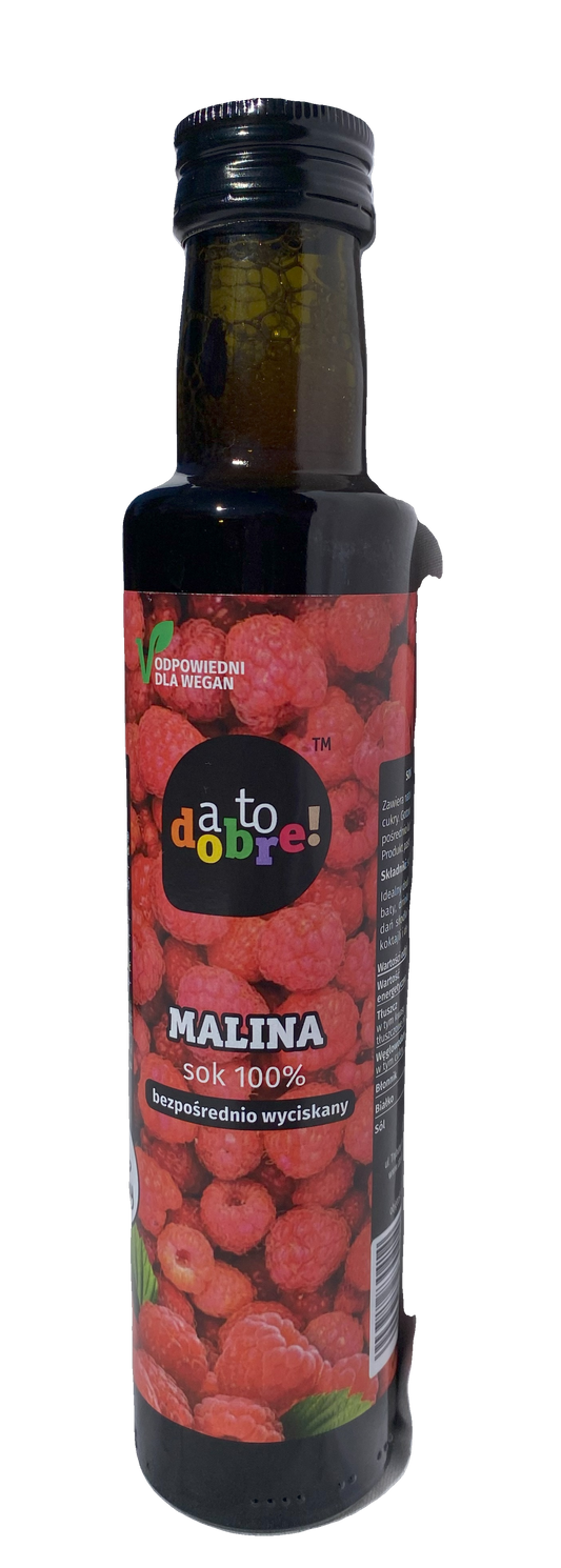 Sok malinowy 100% 250 ml (8.45 fl. oz)