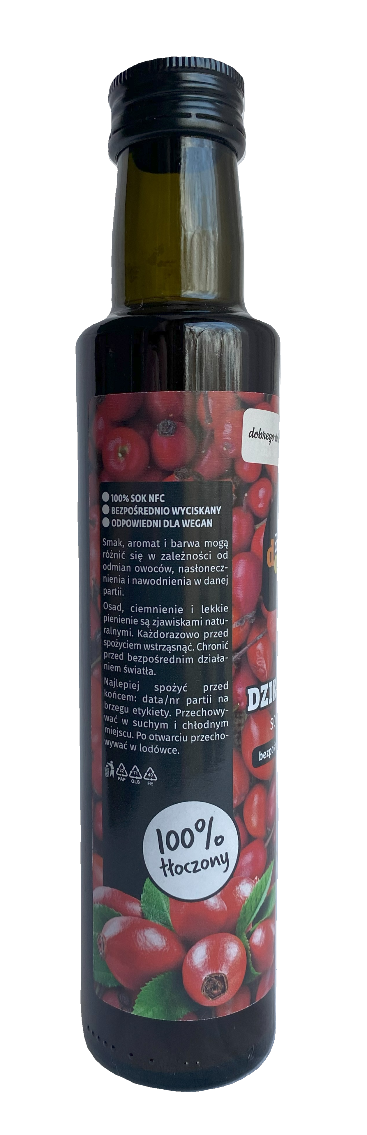 Rosehip Juice 100% 250ml (8.45 fl.oz)