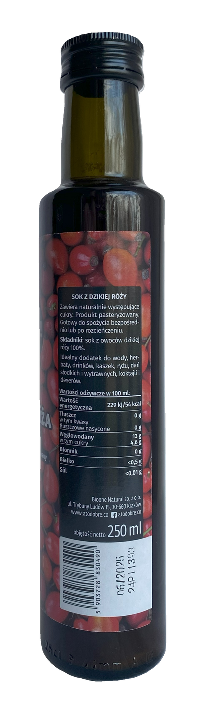 Rosehip Juice 100% 250ml (8.45 fl.oz)