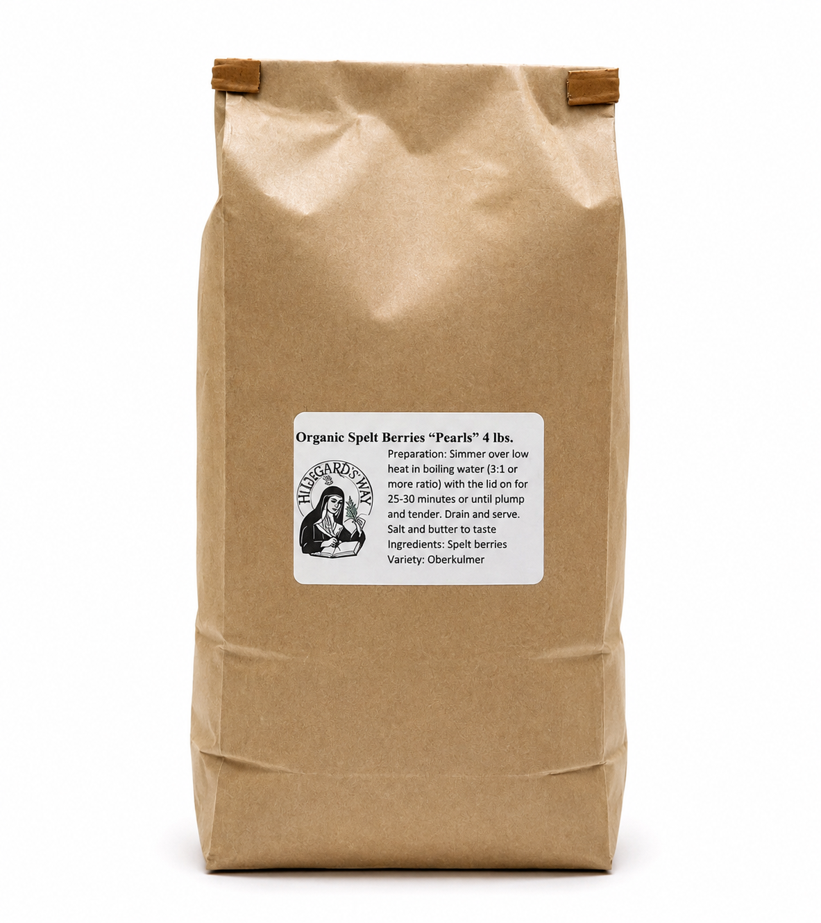 Organic Hulled Spelt Berries 4 lbs