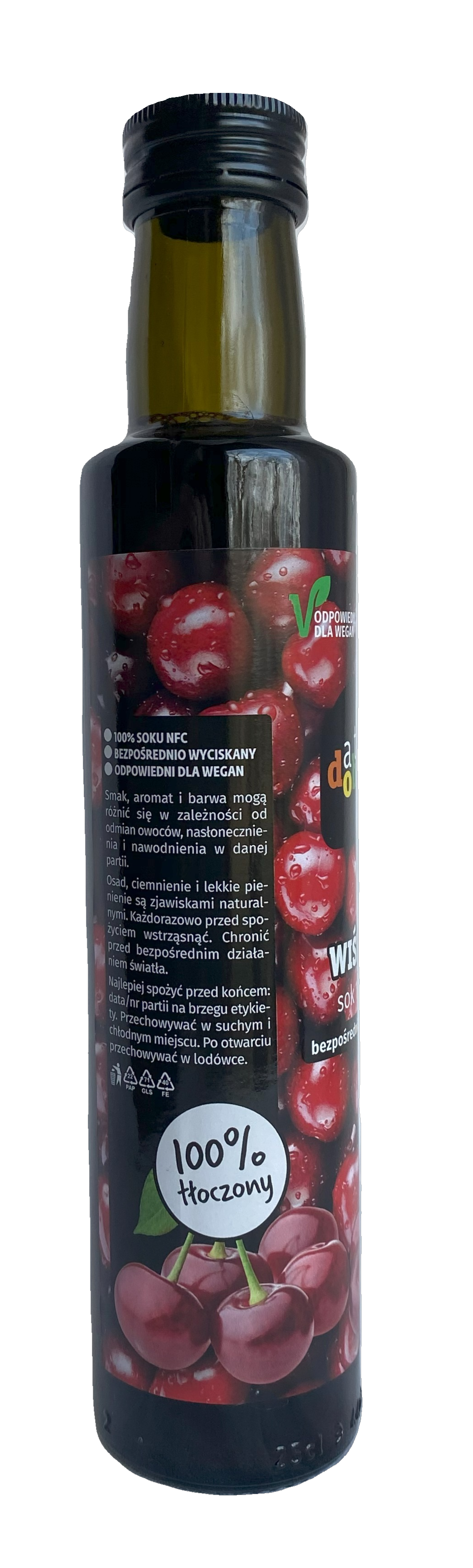 Tart Cherry Juice 100% NFC (cold pressed)