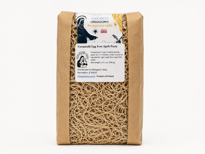 Spelt Pasta, Egg Free Vermicelli 400 g. (14.11 oz.)