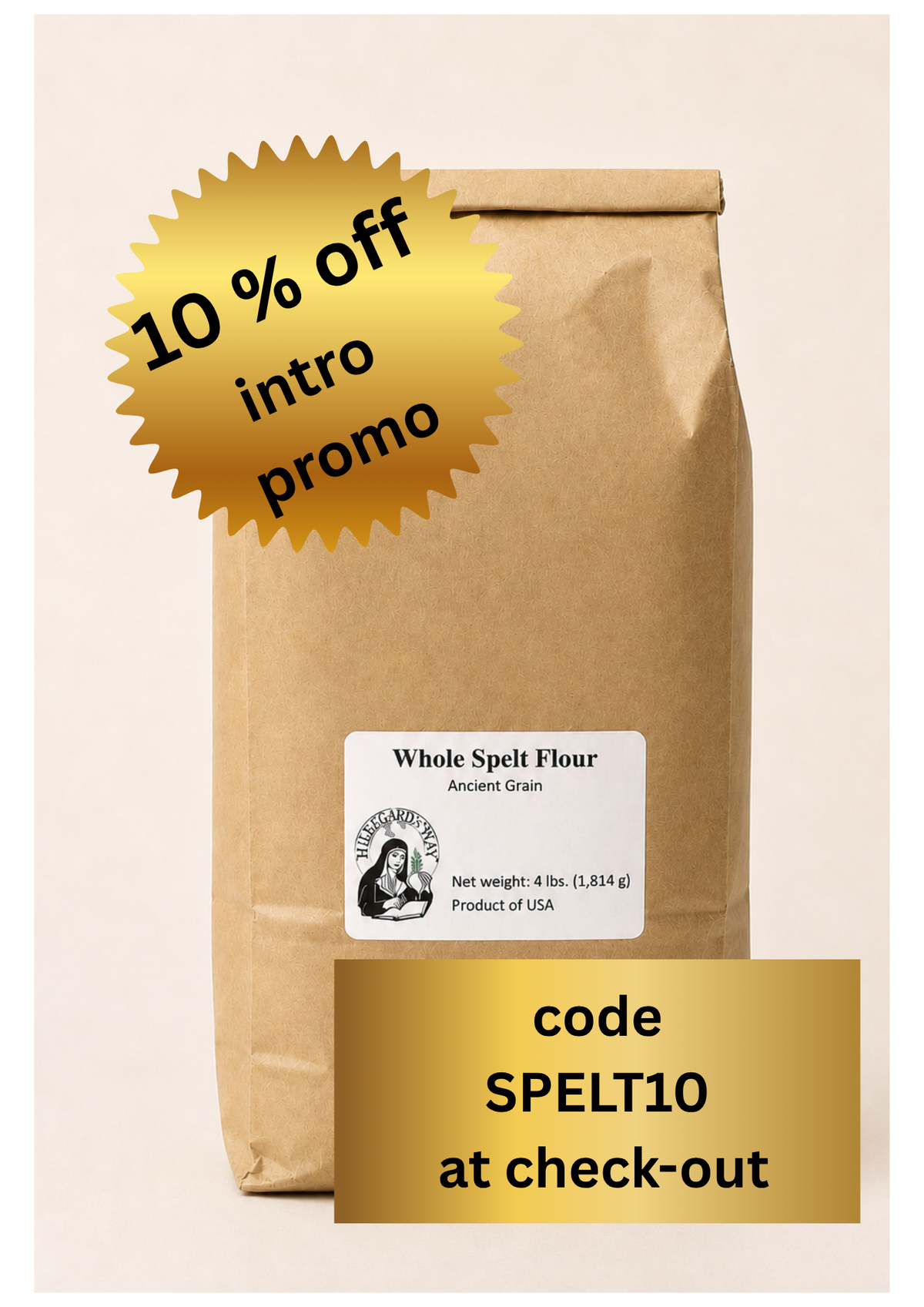 Whole Spelt Flour 4 lbs.