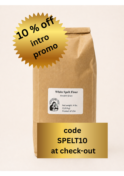 Organiczna Biała Mąka Orkiszowa 907 g.