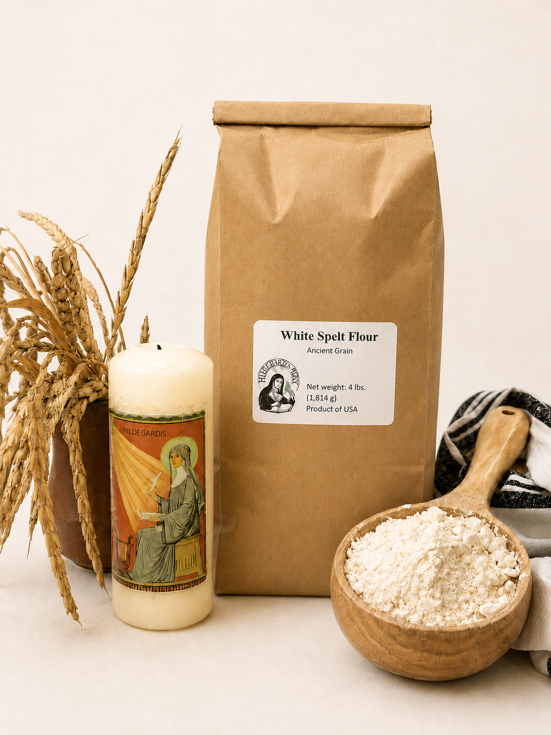 Organiczna Biała Mąka Orkiszowa 907 g.
