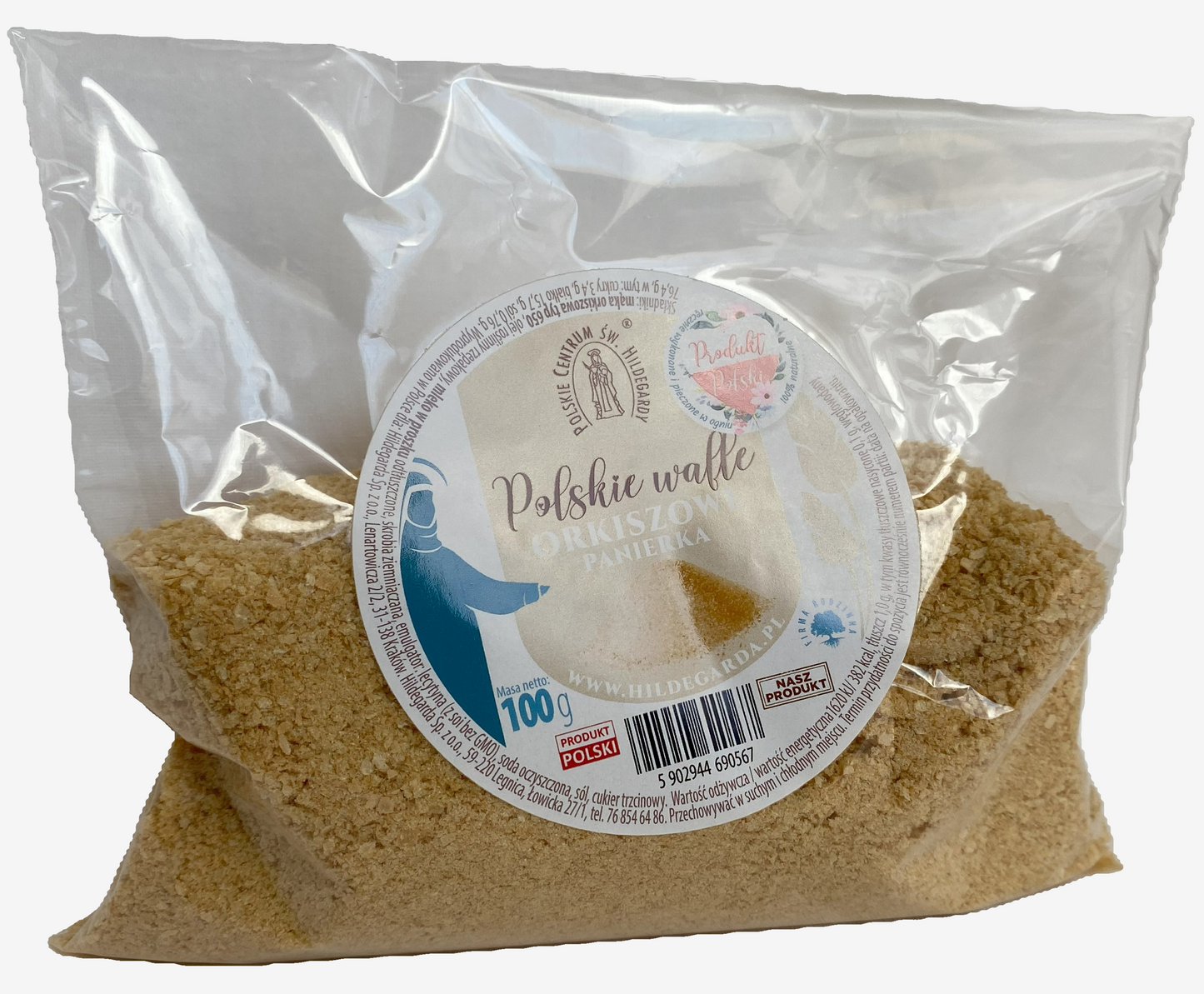 Wafer Golden Crumbs 100 g. (3.5 oz.)