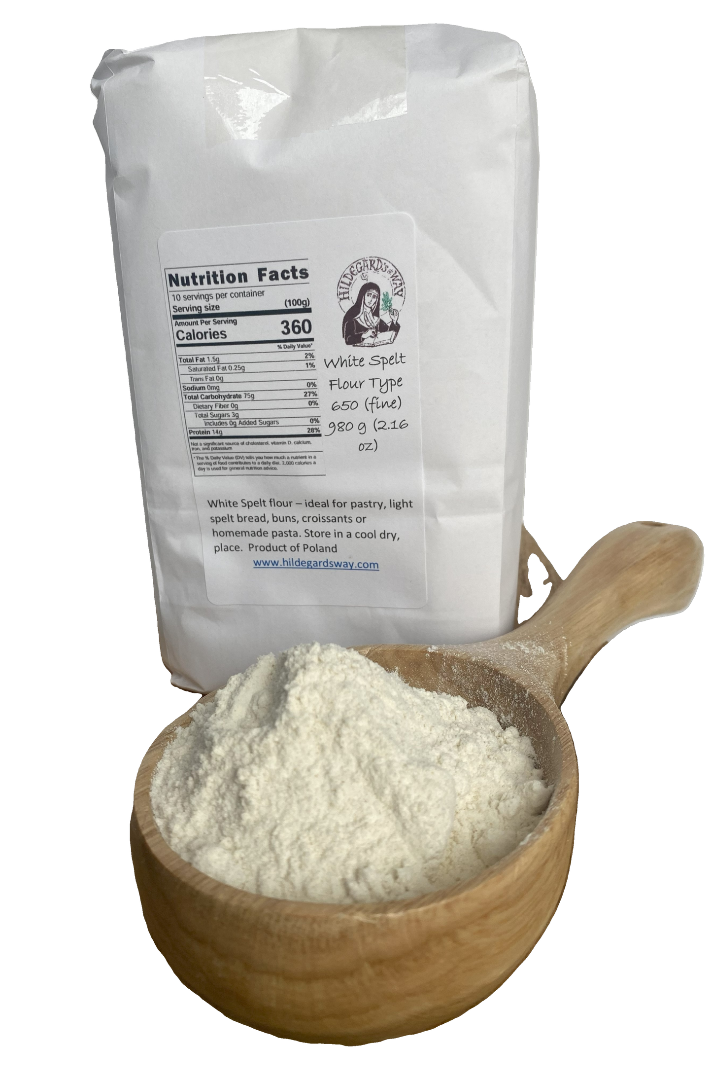 White Spelt Flour Type 650 (Fine)