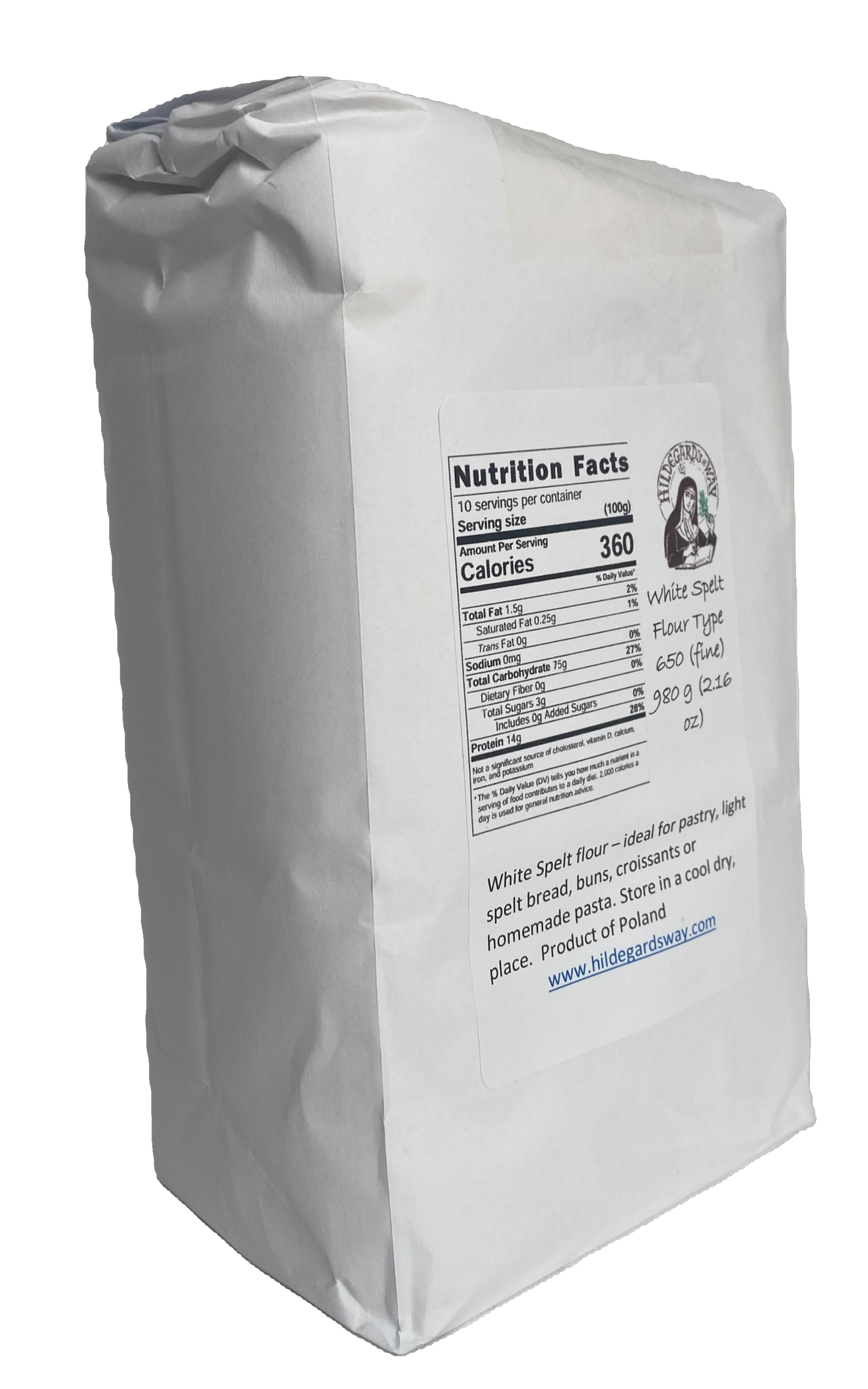 White Spelt Flour Type 650 (Fine)