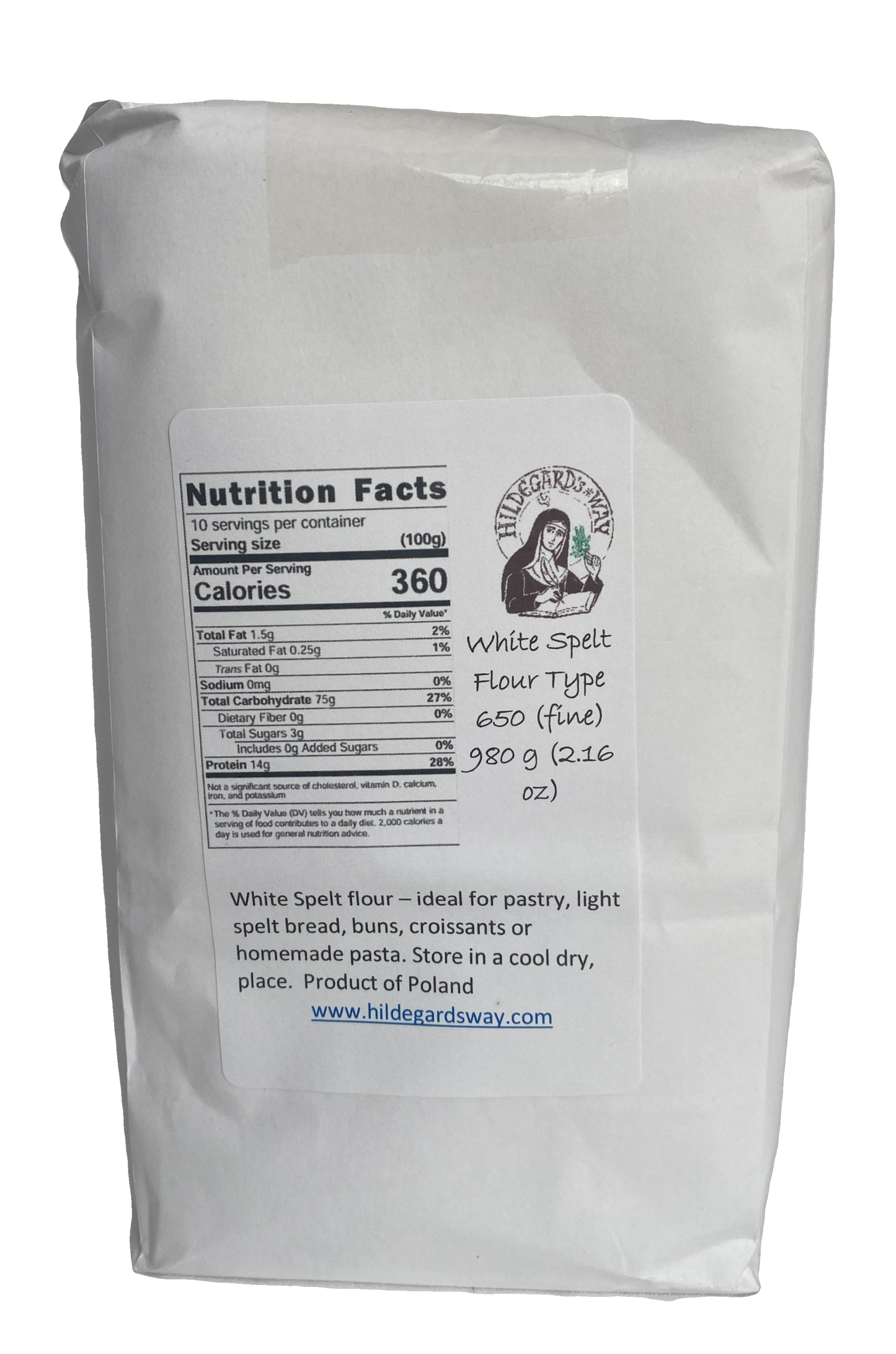 White Spelt Flour Type 650 (Fine)