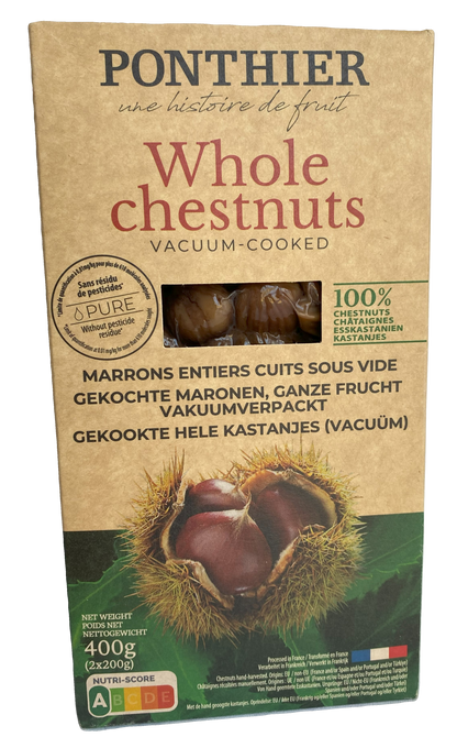 Chestnut Whole, Vacuum Cooked 400 g. (14.11 oz.)