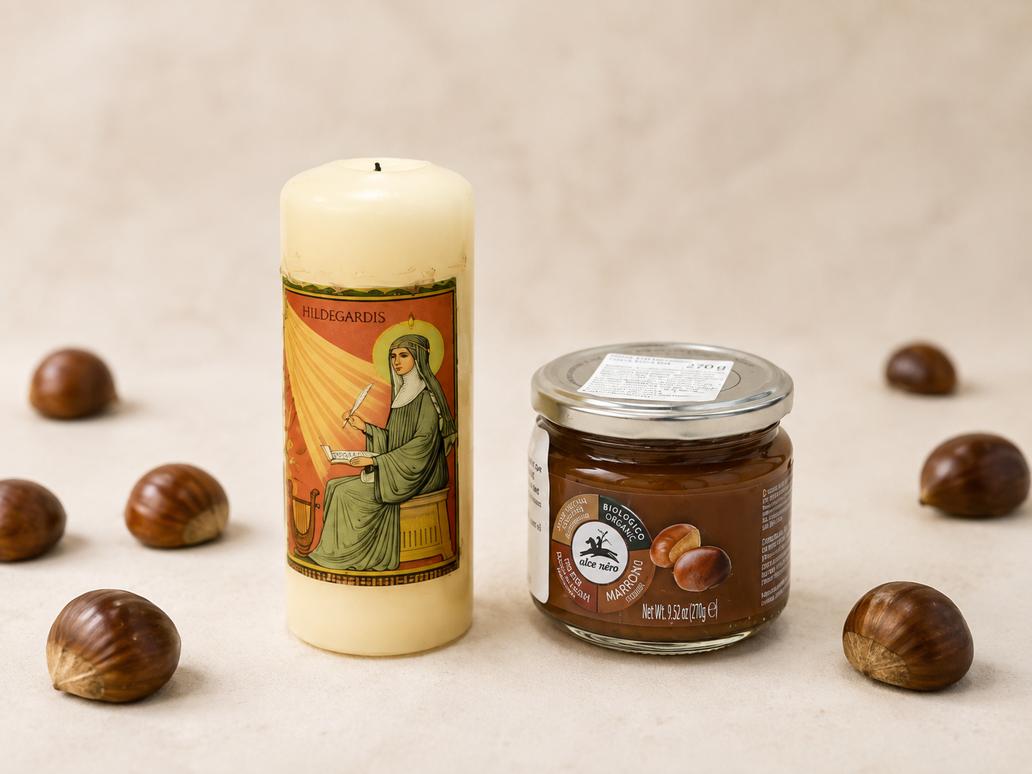 Crema de castañas ecológica 270 g (9,5 oz)