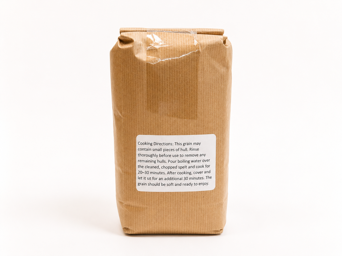 Grano de espelta picado 1 kg. (2,2 lbs)