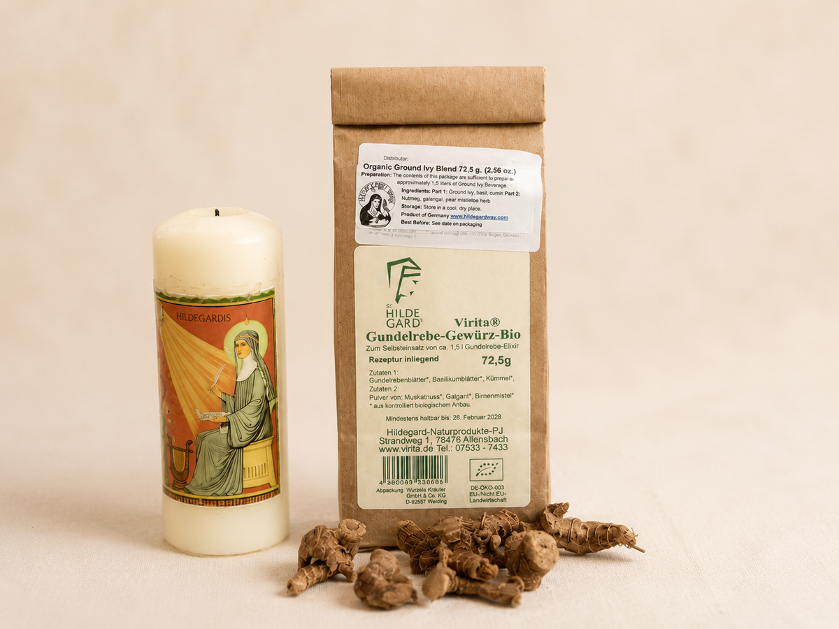 Mezcla de hiedra molida orgánica - Especia herbaria 72,5 g (2,56 oz)